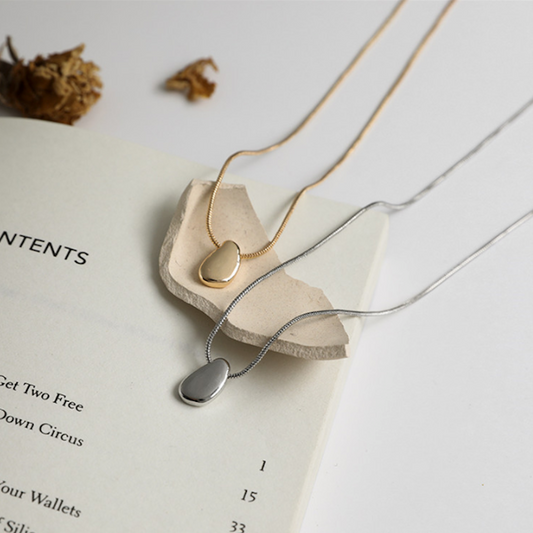 Bean Pendant Necklace for Women