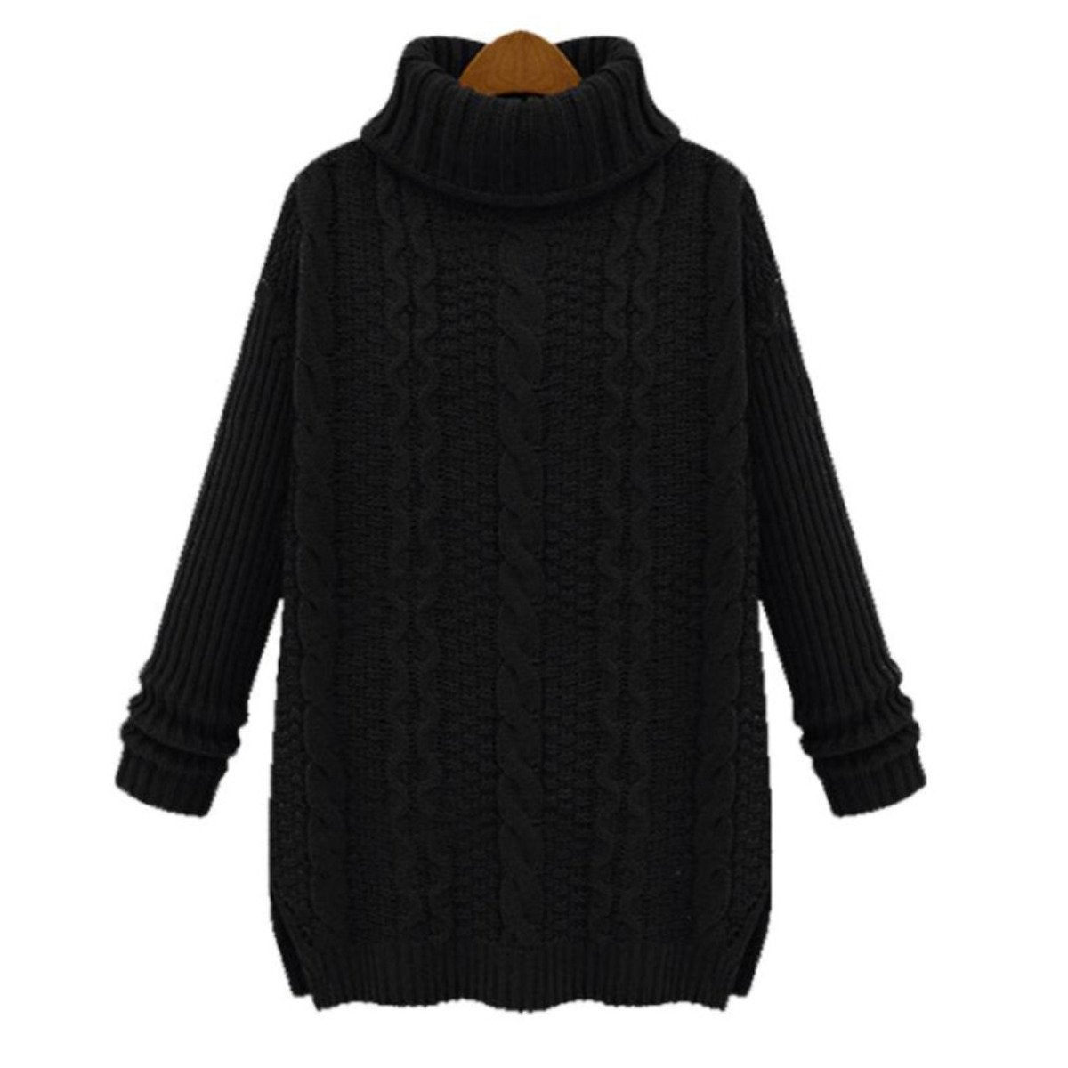 Turtle Neck Women's Sweater - Timeless and Elegant