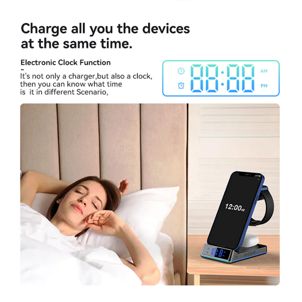 5-in-1 Wireless Charging Station: Harness the Power of the Dragon