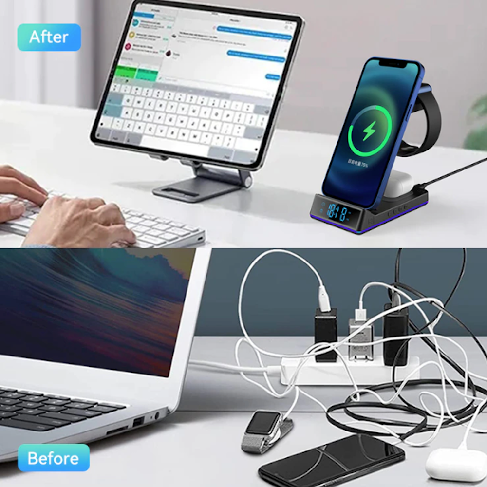 5-in-1 Wireless Charging Station: Harness the Power of the Dragon