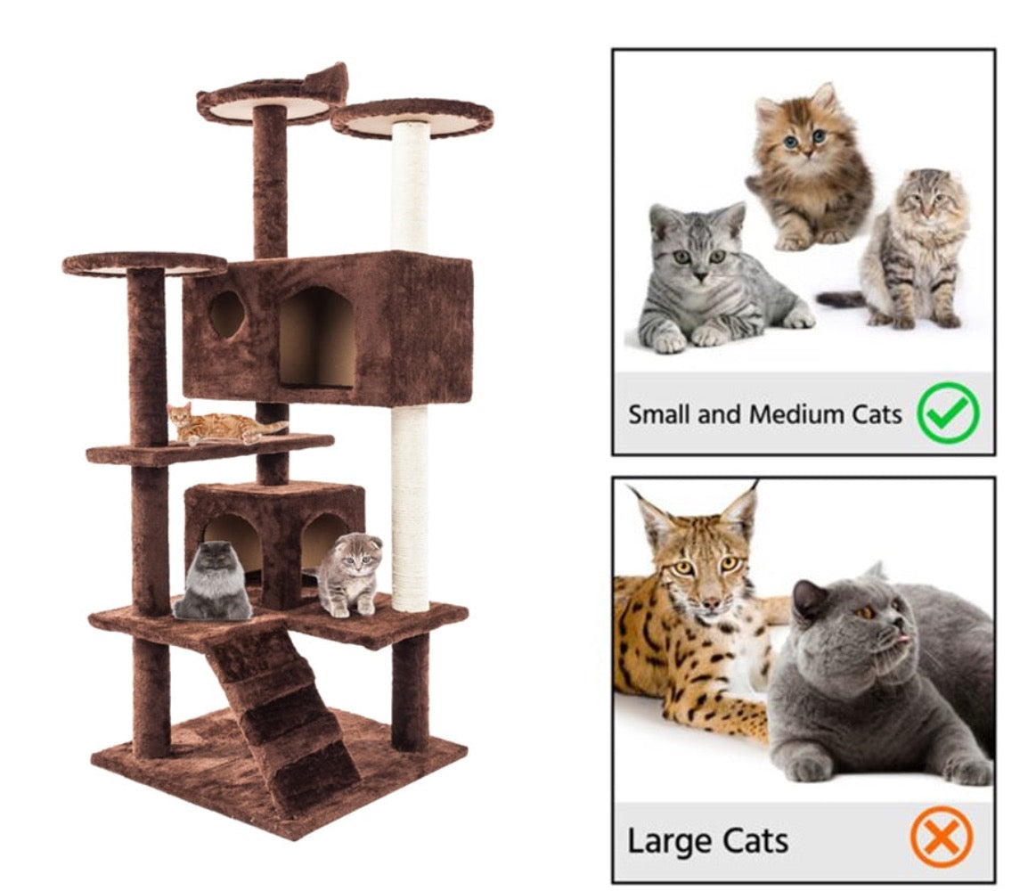 Sisal Rope Cat Tower for Climbing