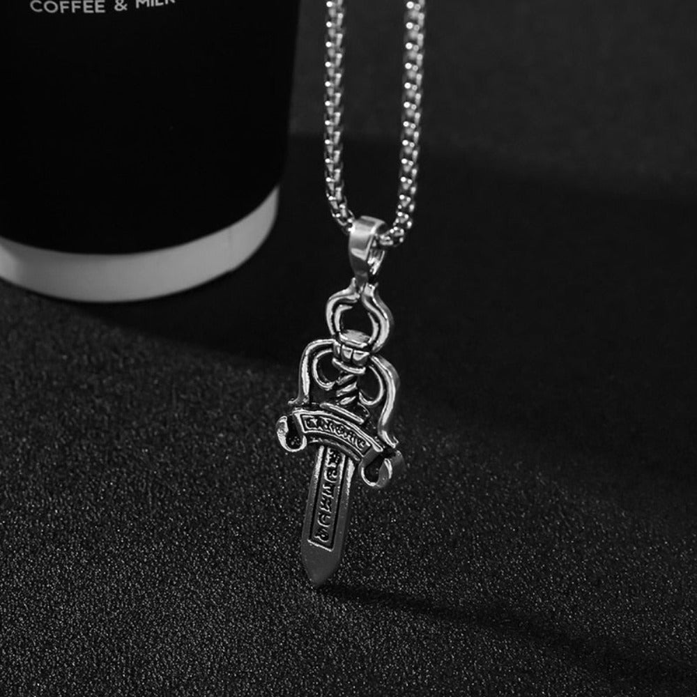 Warrior Sword Necklace for Men