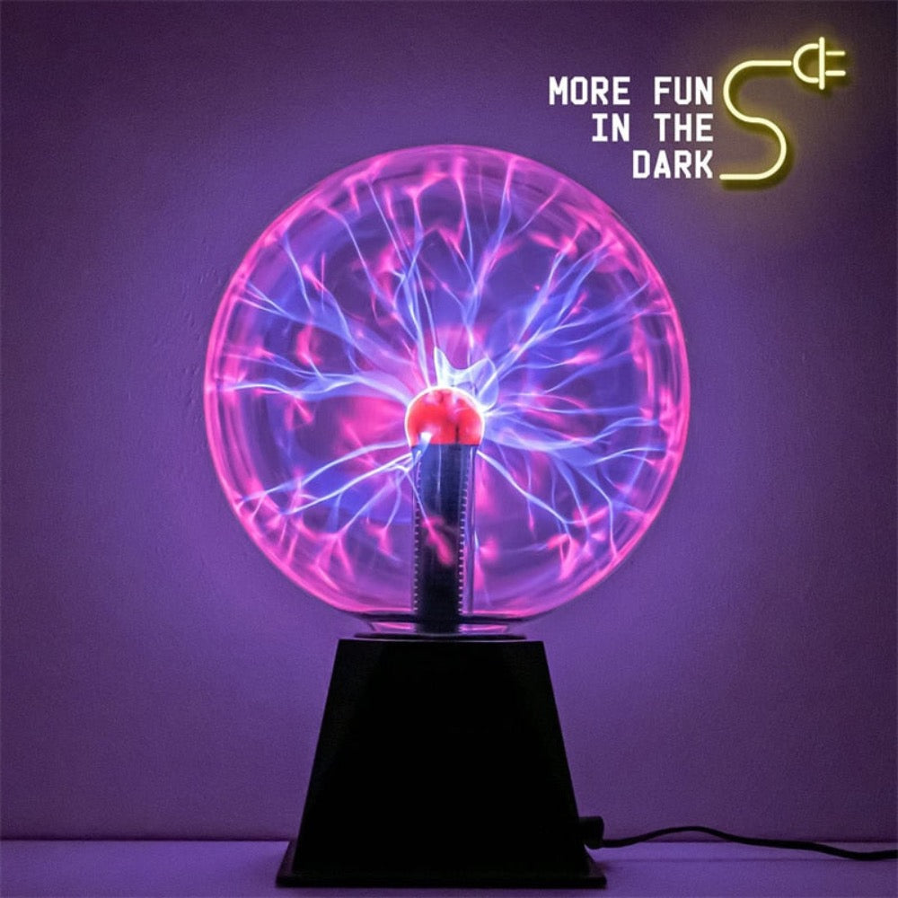3" Plasma Ball with Glass Enclosure Creates Magical Atmosphere