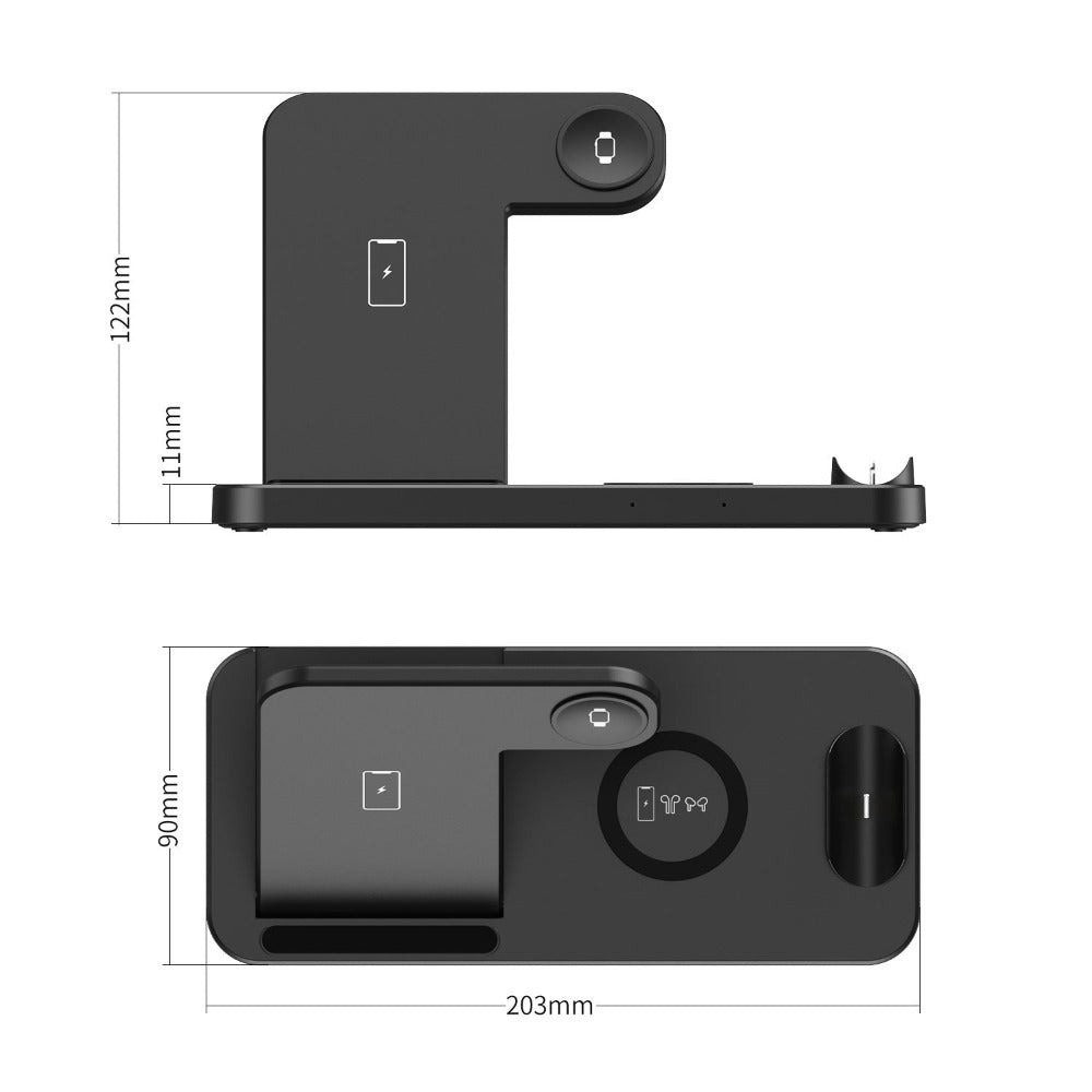 Wireless Charging Station for iPhone and Samsung Devices