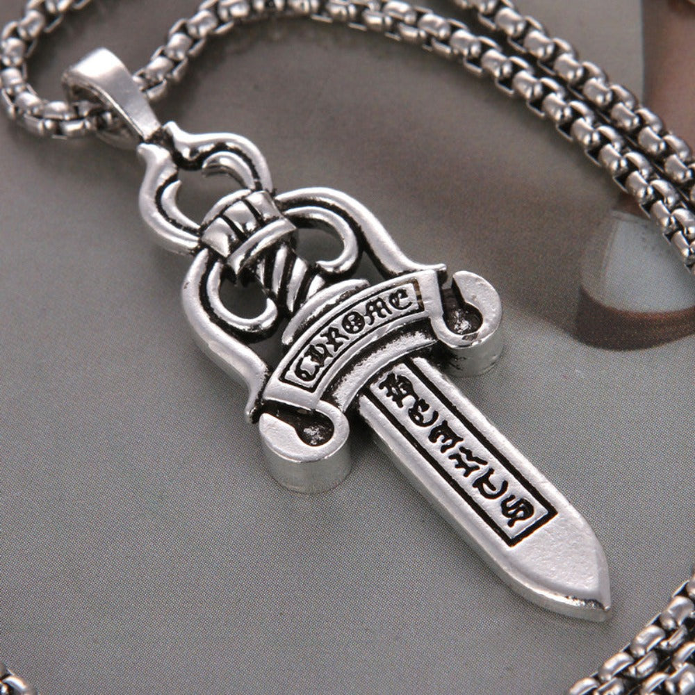 Warrior Sword Necklace for Men