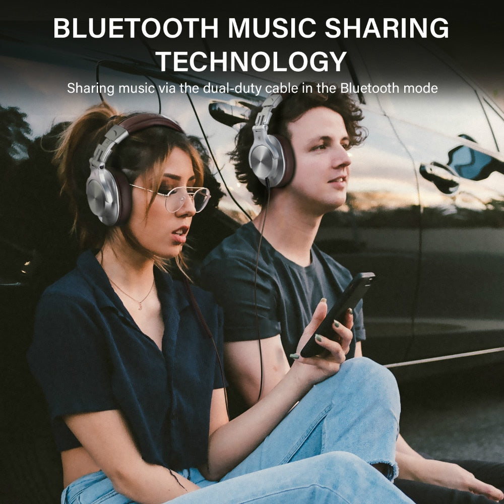 Wireless Fusion Headphones with Bluetooth Connectivity