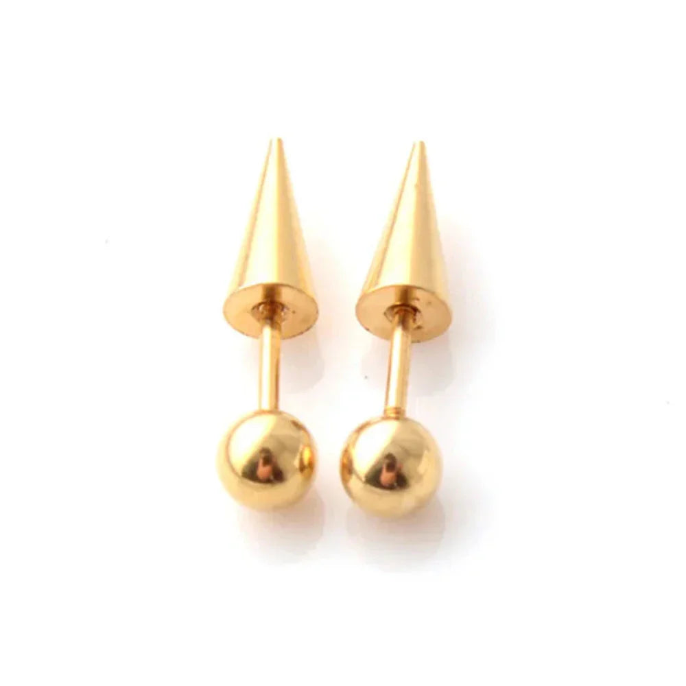 Spike Screw Earrings for All Genders