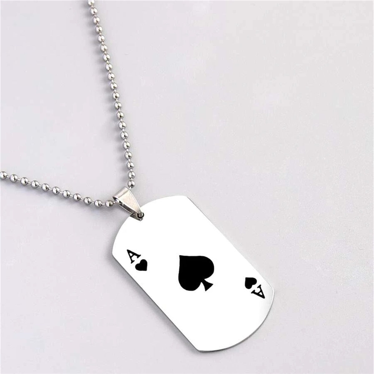 Spades Ace Necklace - Plated for Distinction