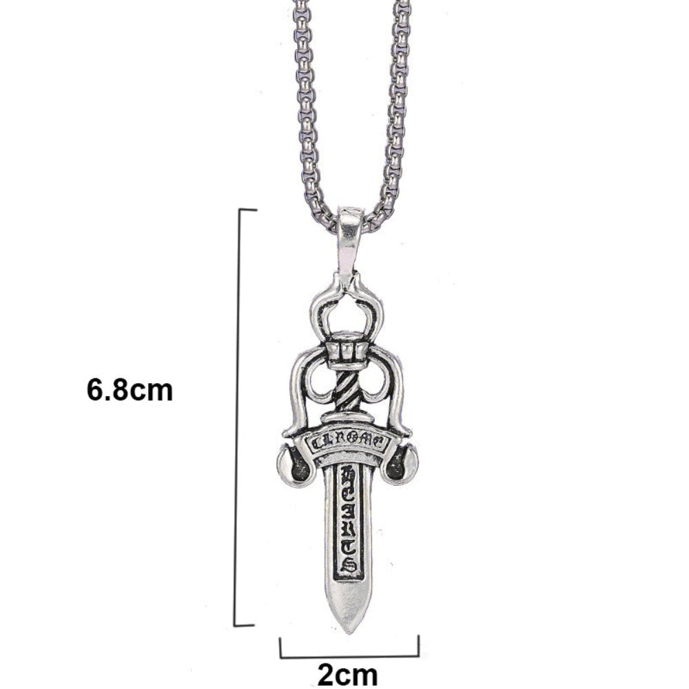 Warrior Sword Necklace for Men