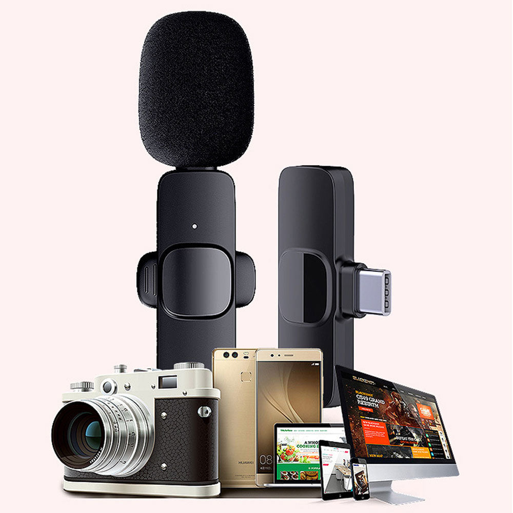 Wireless Clip-On Mini Recording Microphone