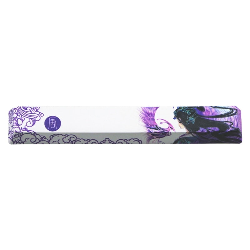 4-Piece Keycap Set with Animated Design