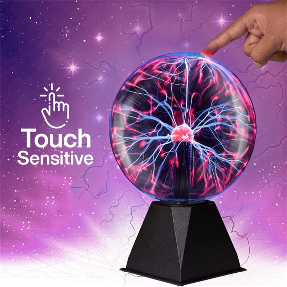 3" Plasma Ball with Glass Enclosure Creates Magical Atmosphere