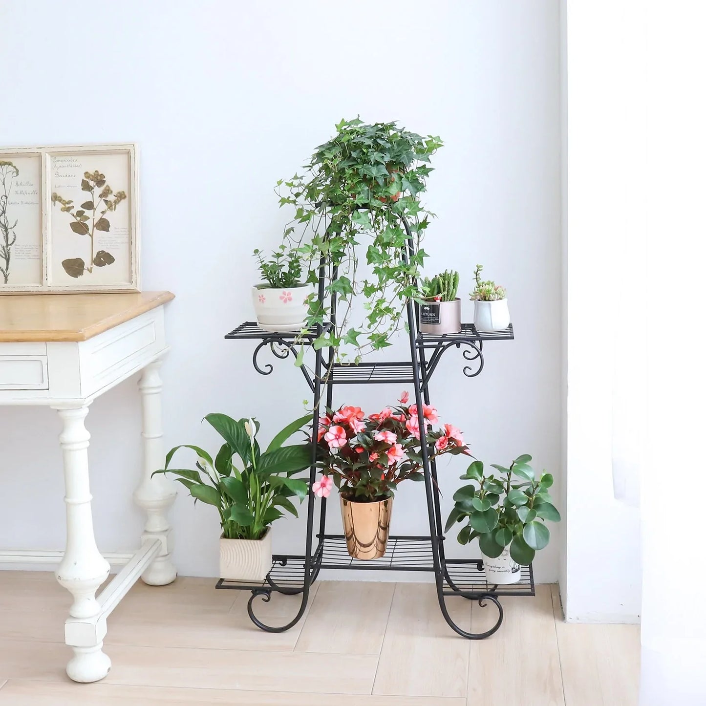 7-Tier Metal Plant Stand for Pots