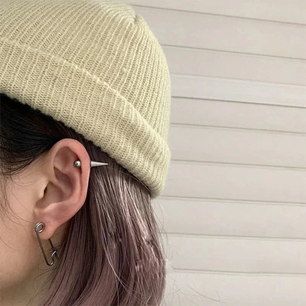 Spike Screw Earrings for All Genders