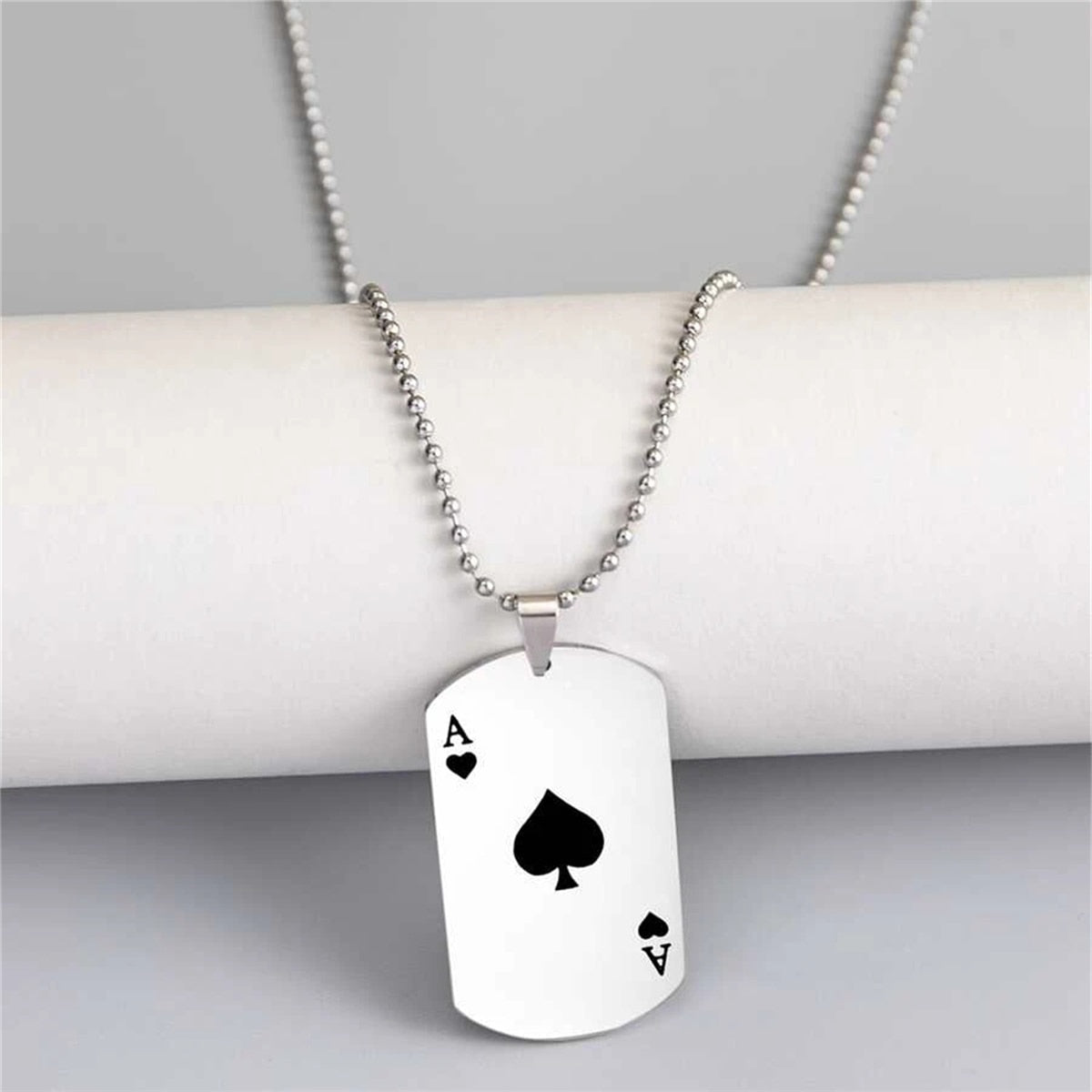 Spades Ace Necklace - Plated for Distinction