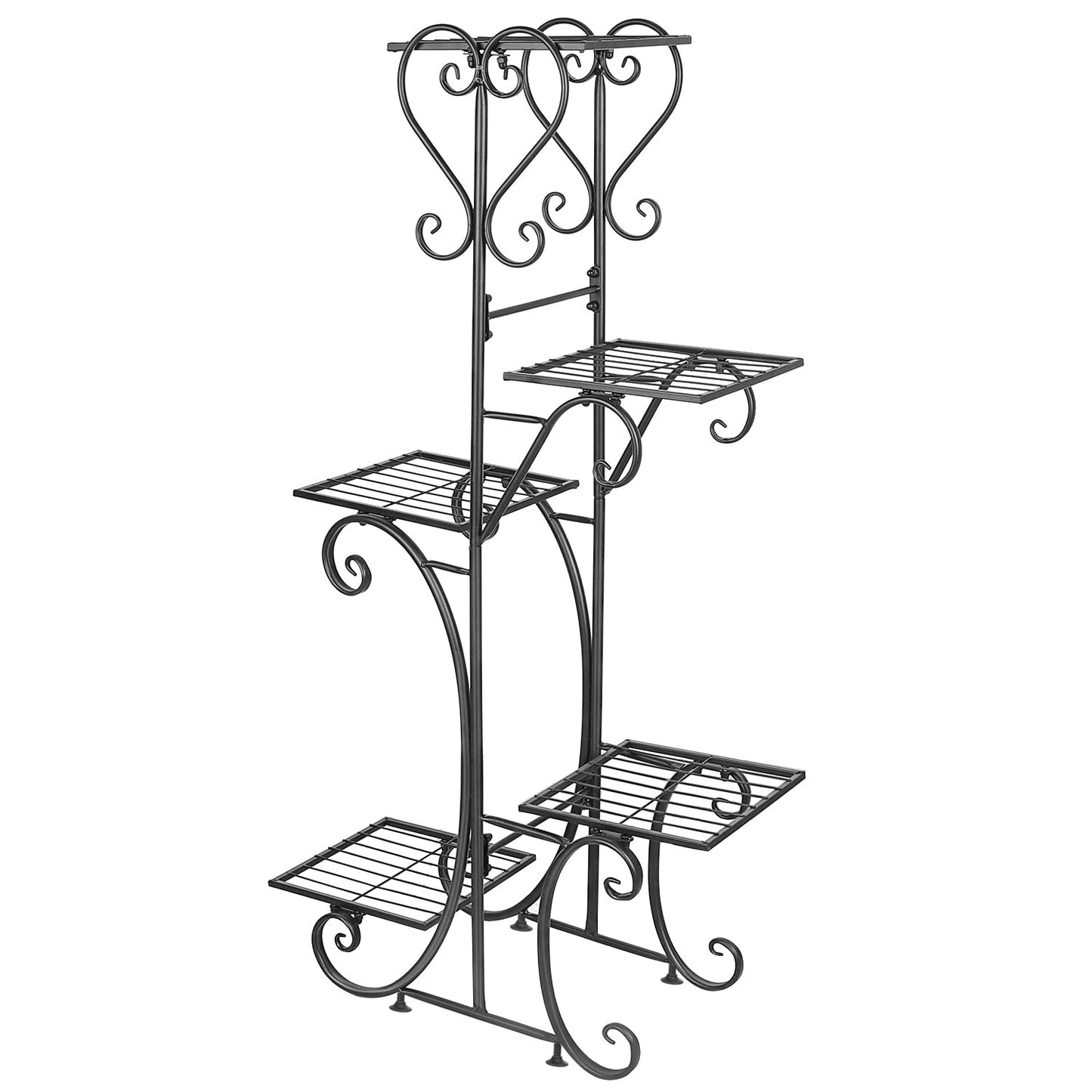5 Tier Metal Plant Stand for Indoor and Outdoor Use