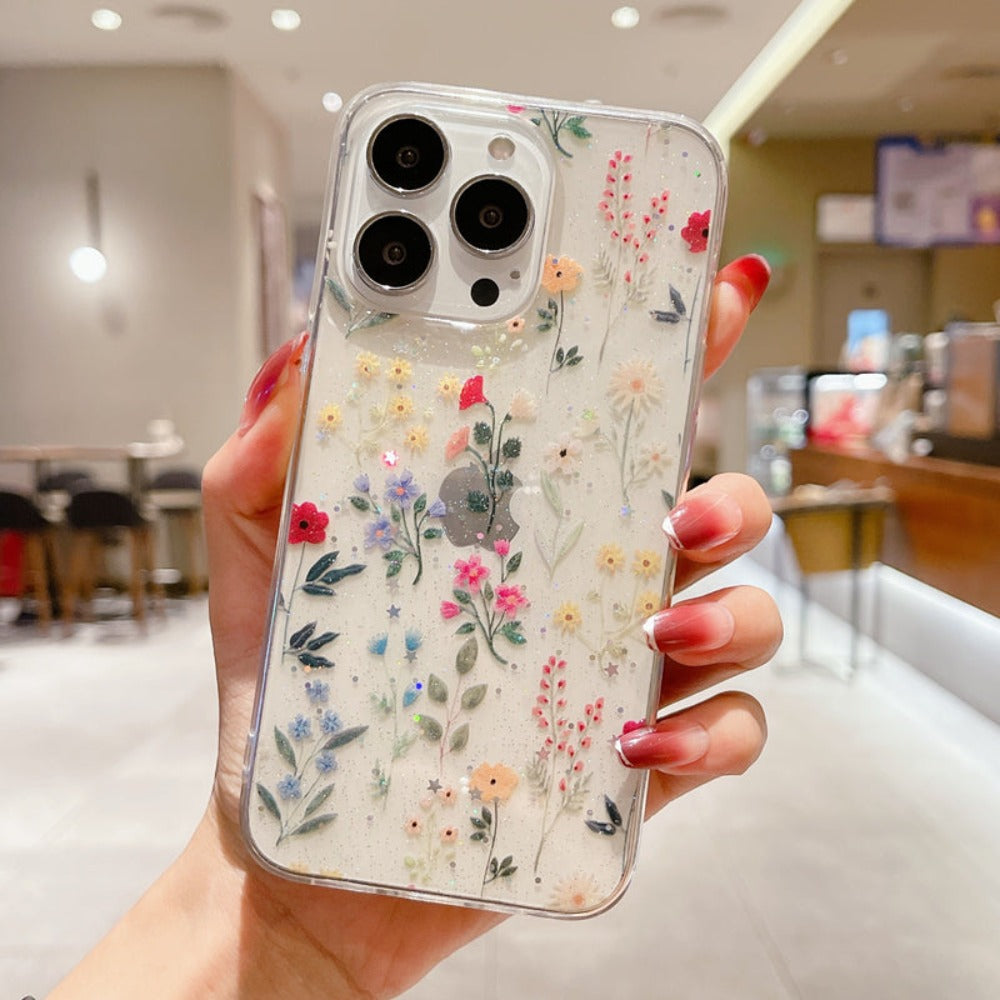 Soft Silicone Floral Bouquet iPhone Case