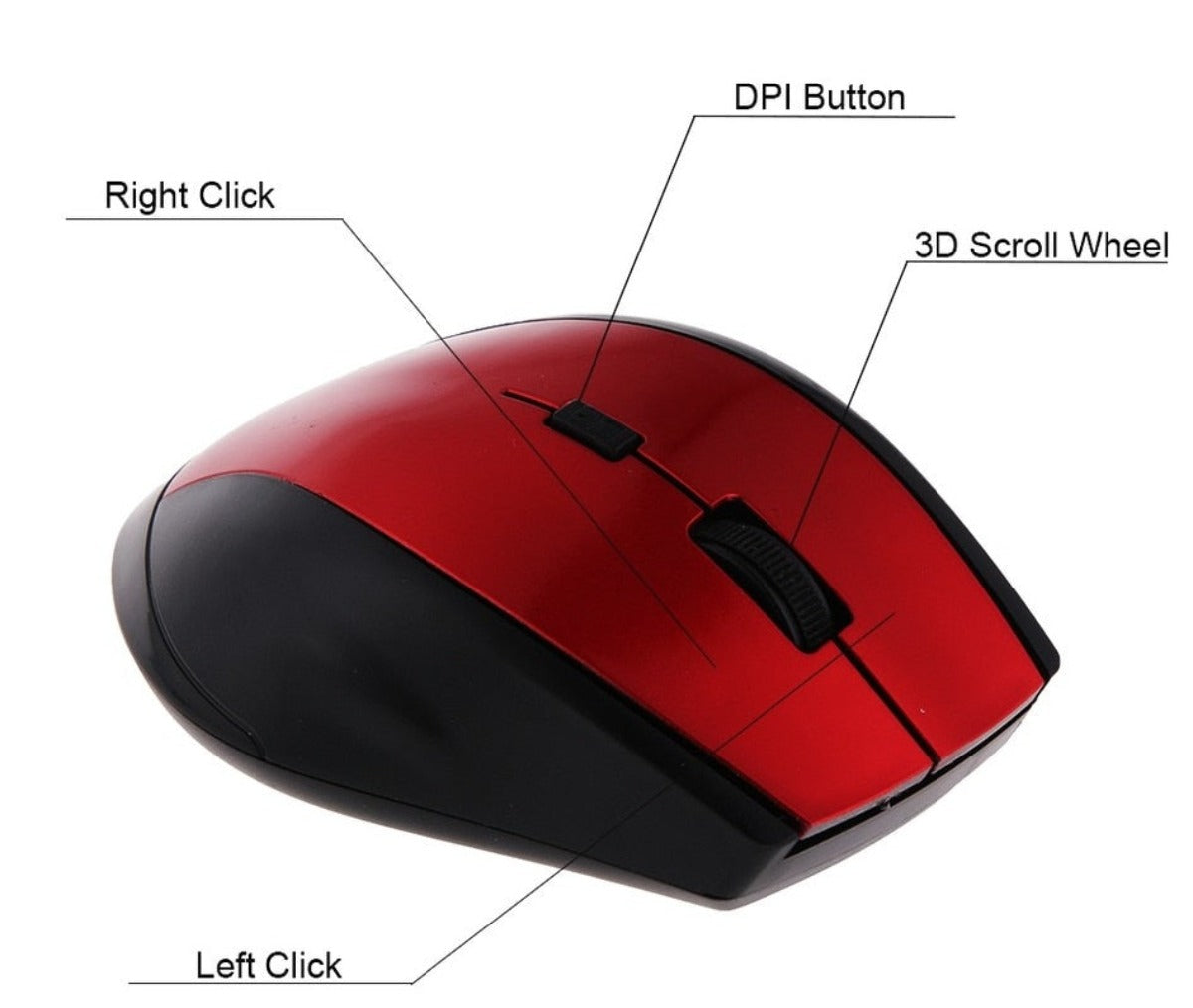 2.4GHZ Wireless Mouse - Enhanced Connectivity for Effortless Navigation