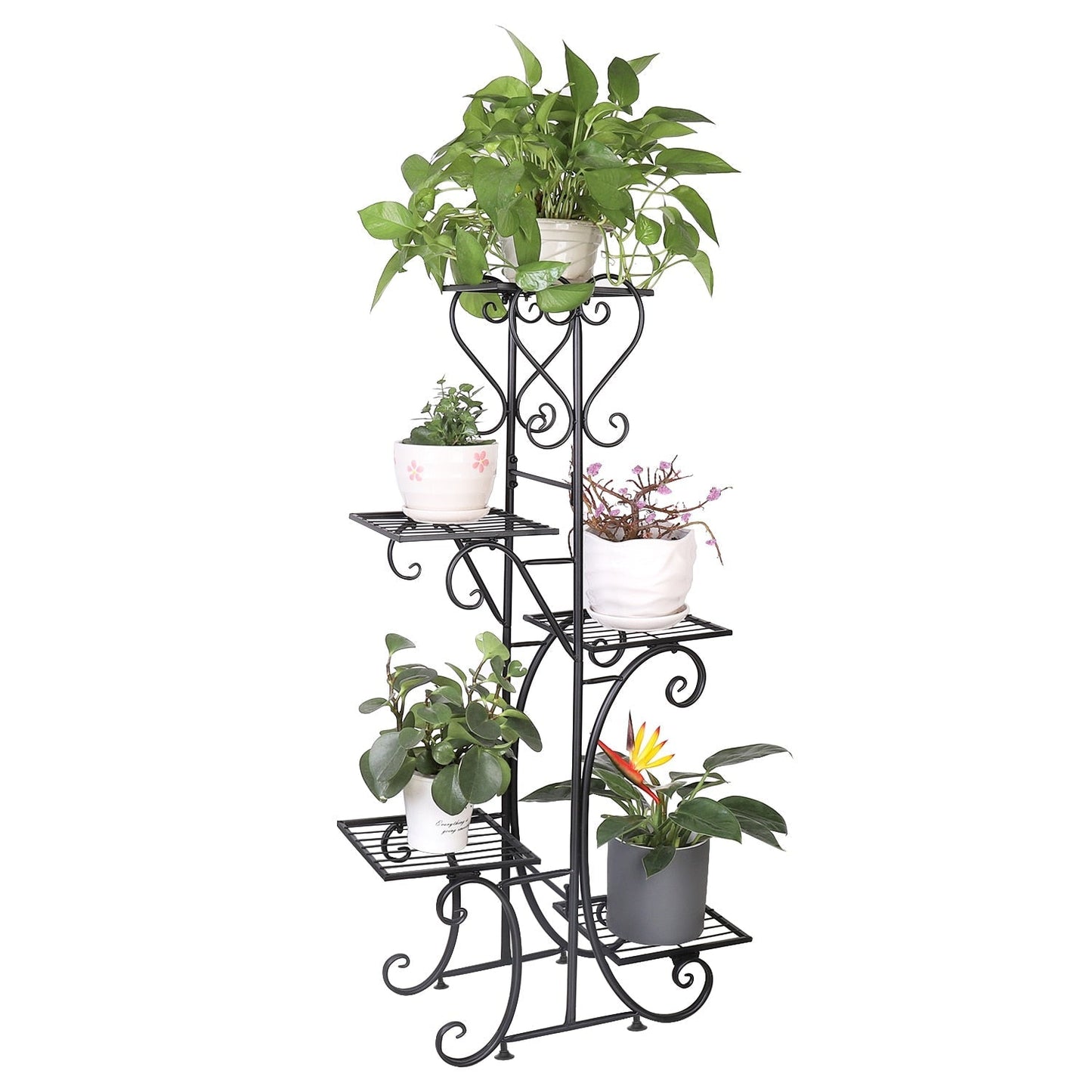 5 Tier Metal Plant Stand for Indoor and Outdoor Use