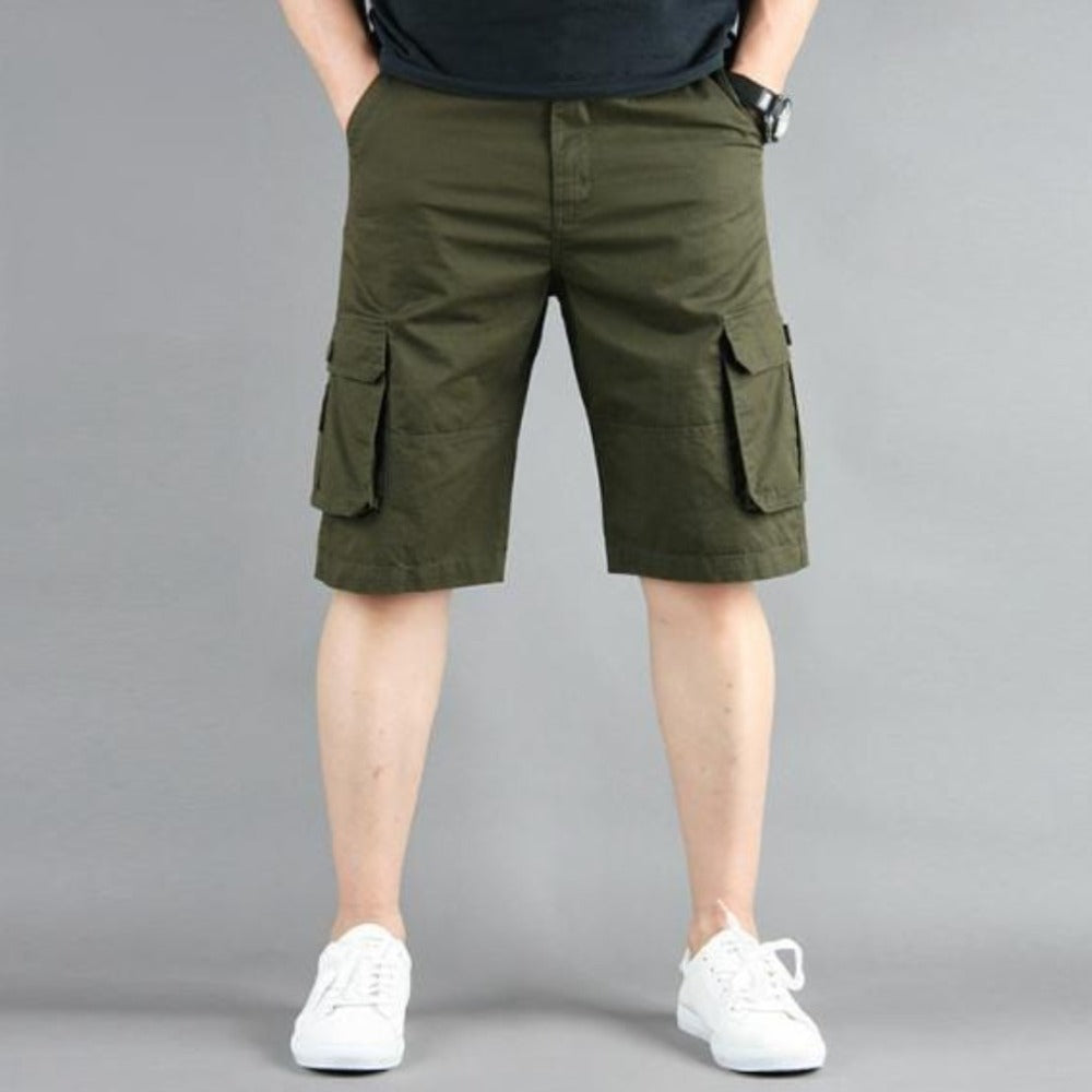 Side Pocketed Men's Casual Cargo Shorts