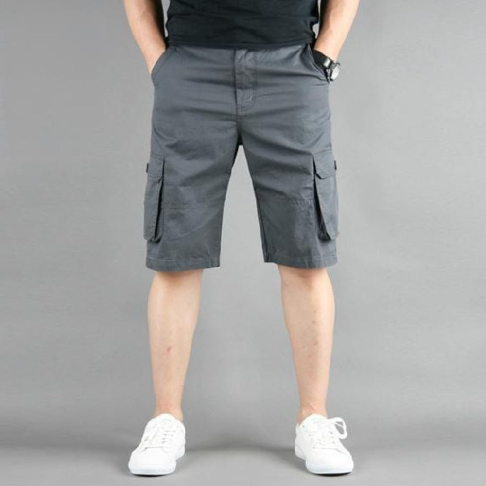 Side Pocketed Men's Casual Cargo Shorts