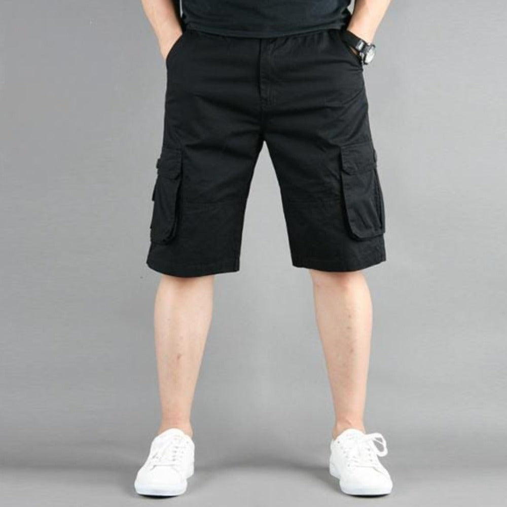 Side Pocketed Men's Casual Cargo Shorts