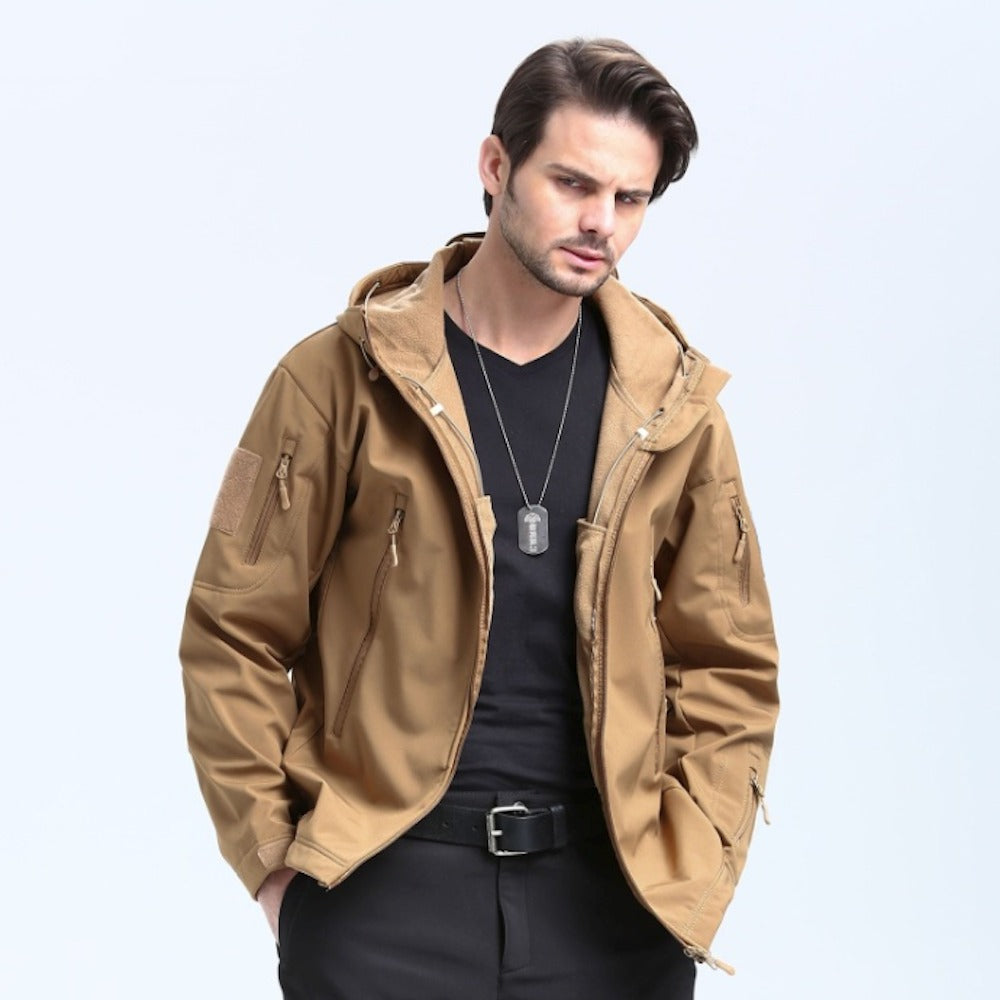 Wind and Waterproof Military-Inspired Men's Jacket