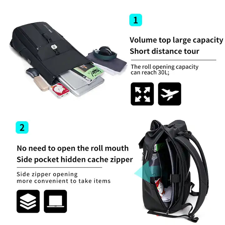 Waterproof Laptop Backpack for Sophisticated Professionals