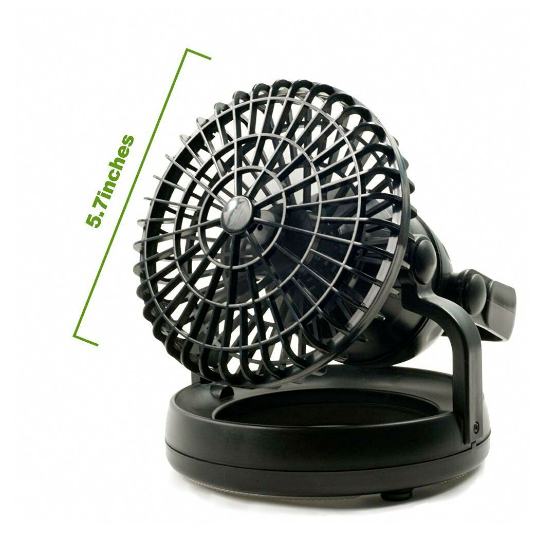 Portable Fan and Light for Camping