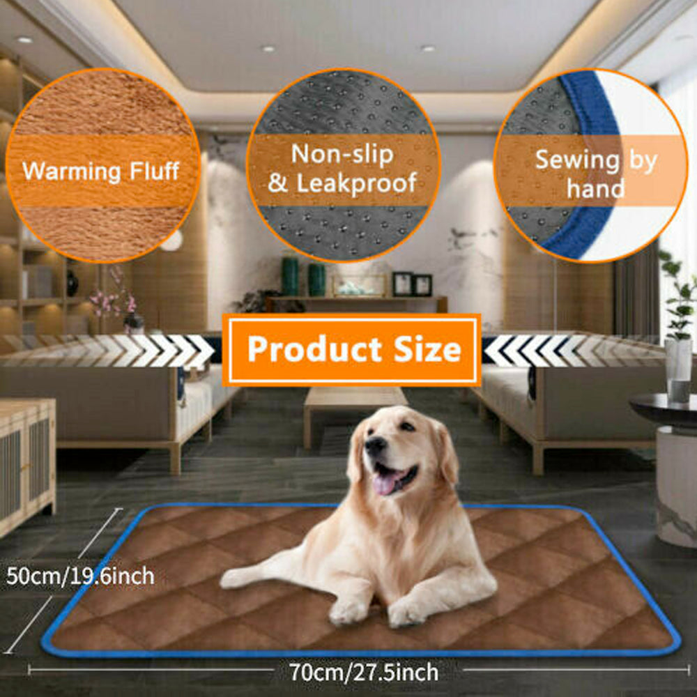 Versatile Self-Warming Pet Bed with Thermal Technology