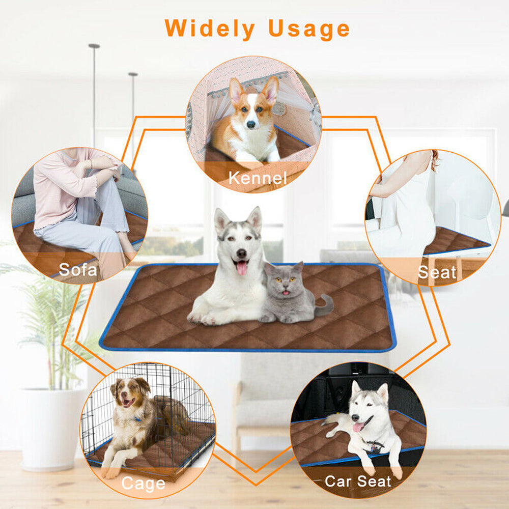 Versatile Self-Warming Pet Bed with Thermal Technology