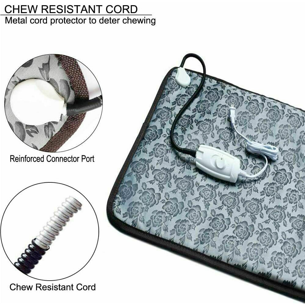 Adjustable Temperature Waterproof Bed Pad with Thermal Heating for Pets