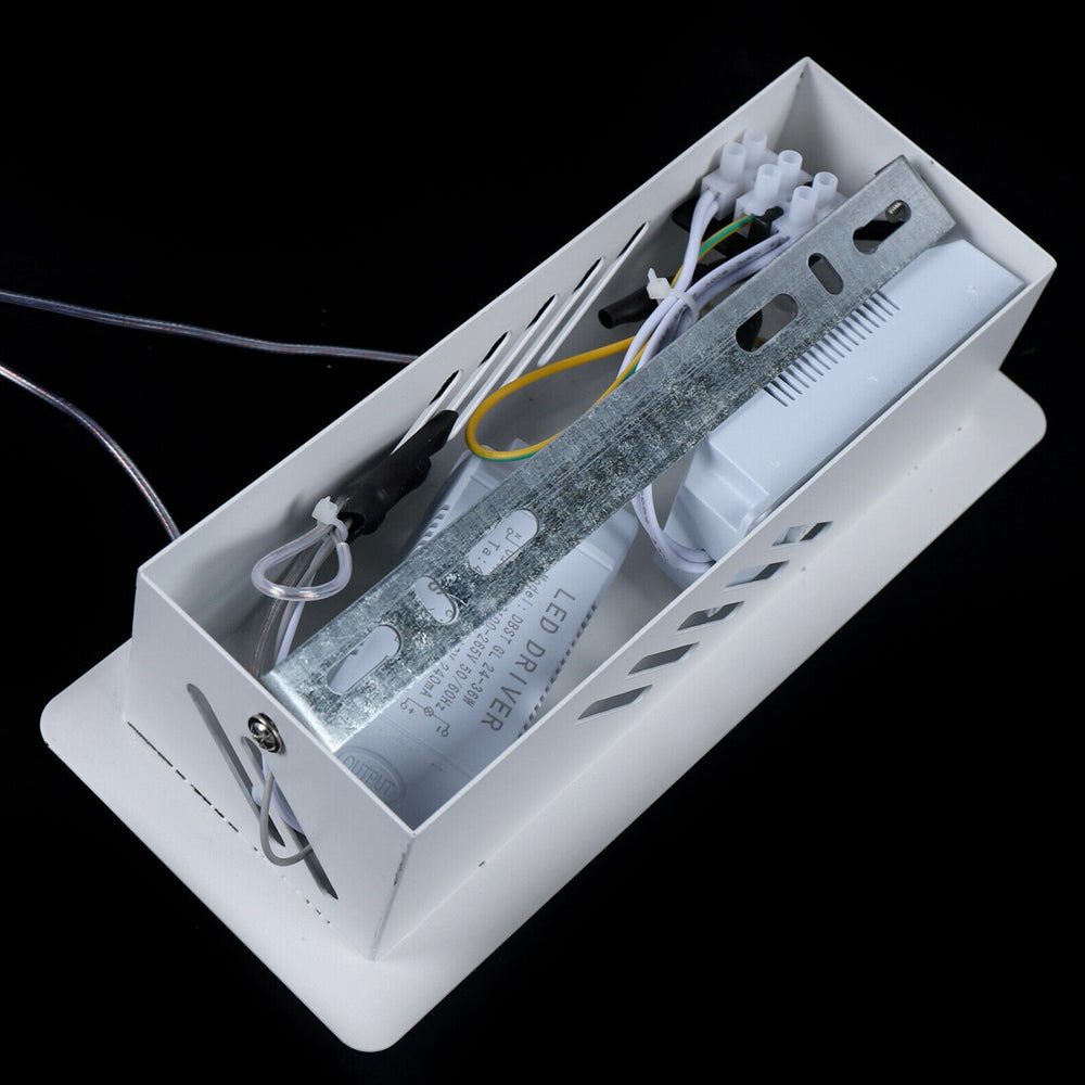 Contemporary LED Swirl Shaped Acrylic Light Fixture