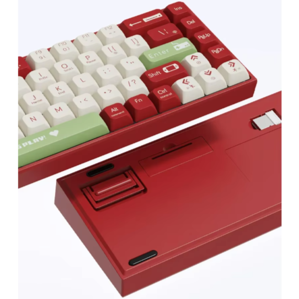 68-Keys Portable Bluetooth Mechanical Keyboard with Dragon Design