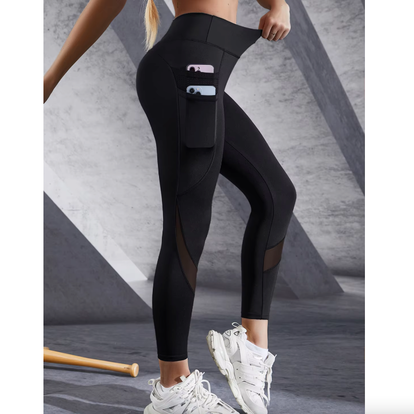 Yoga Leggings with Side Pockets on Both Sides