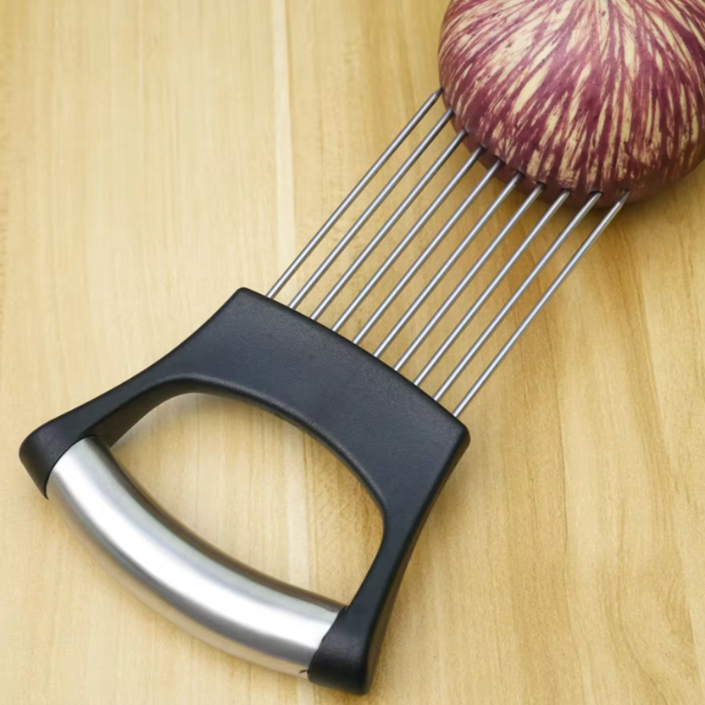 Slicing Tool for Onions - Durable Stainless Steel