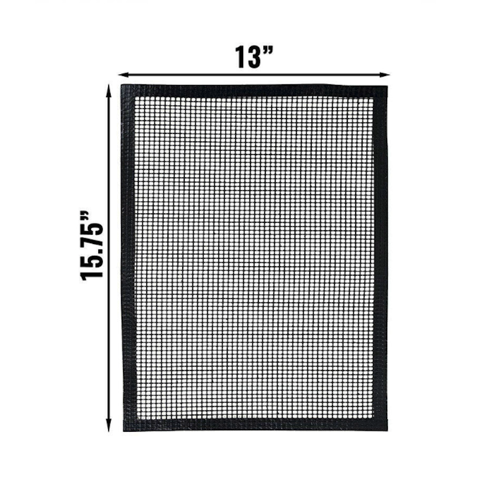 4 Pack of Durable Non-Stick BBQ Grill Mesh - Reusable