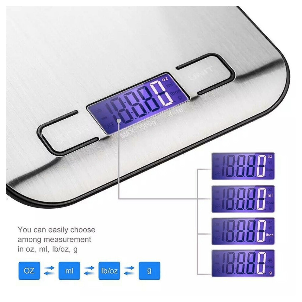 Stainless Steel Electronic Kitchen Scale: Enhancing Precision in Culinary Measurements