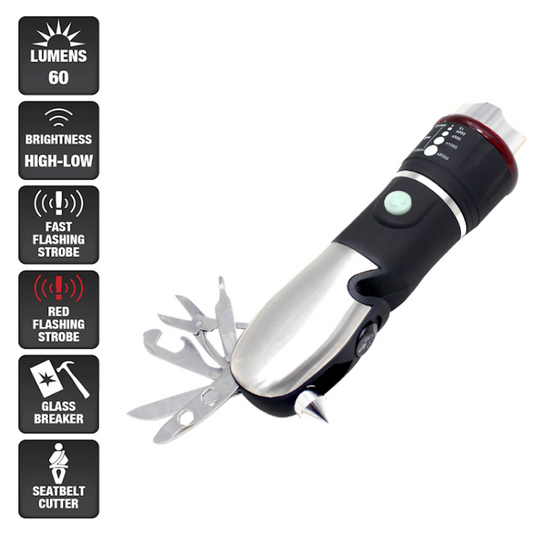 9-in-1 Emergency Flashlight Tools: Redefining the Essence