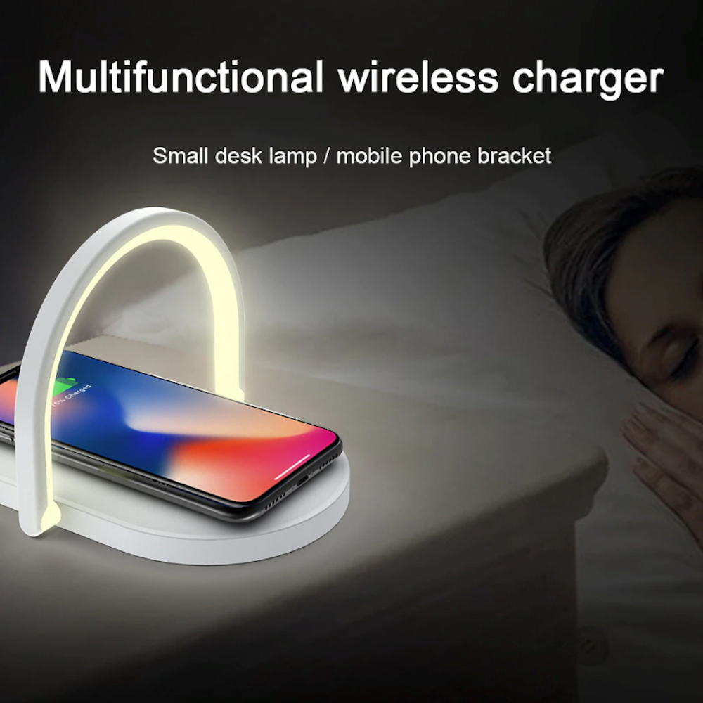 Adjustable LED Light Multi Functional Wireless Phone Charger
