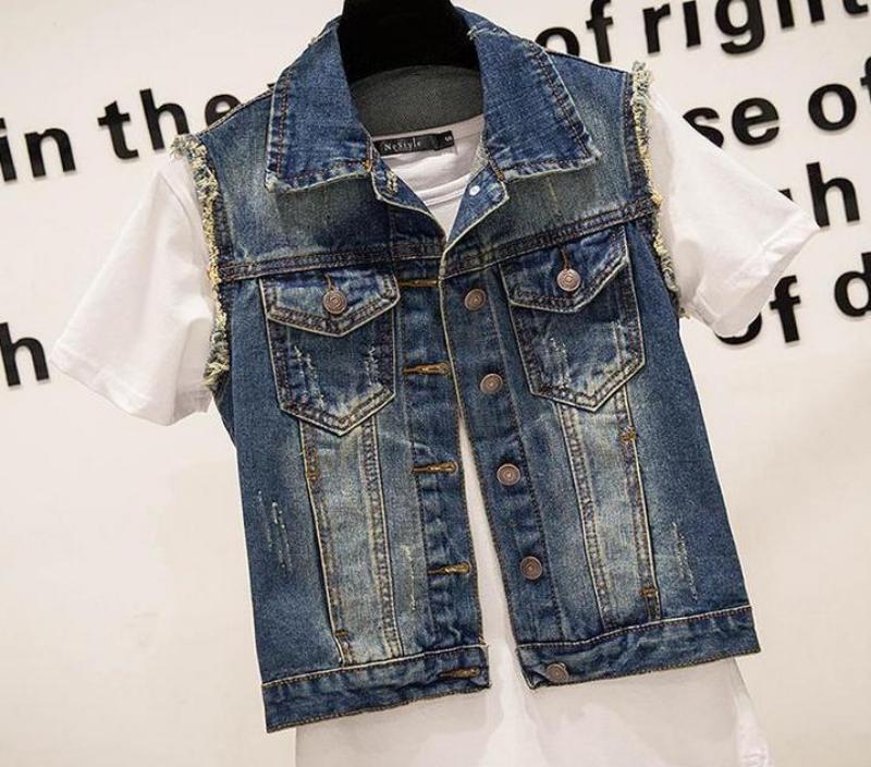 Denim Waistcoat for Women
