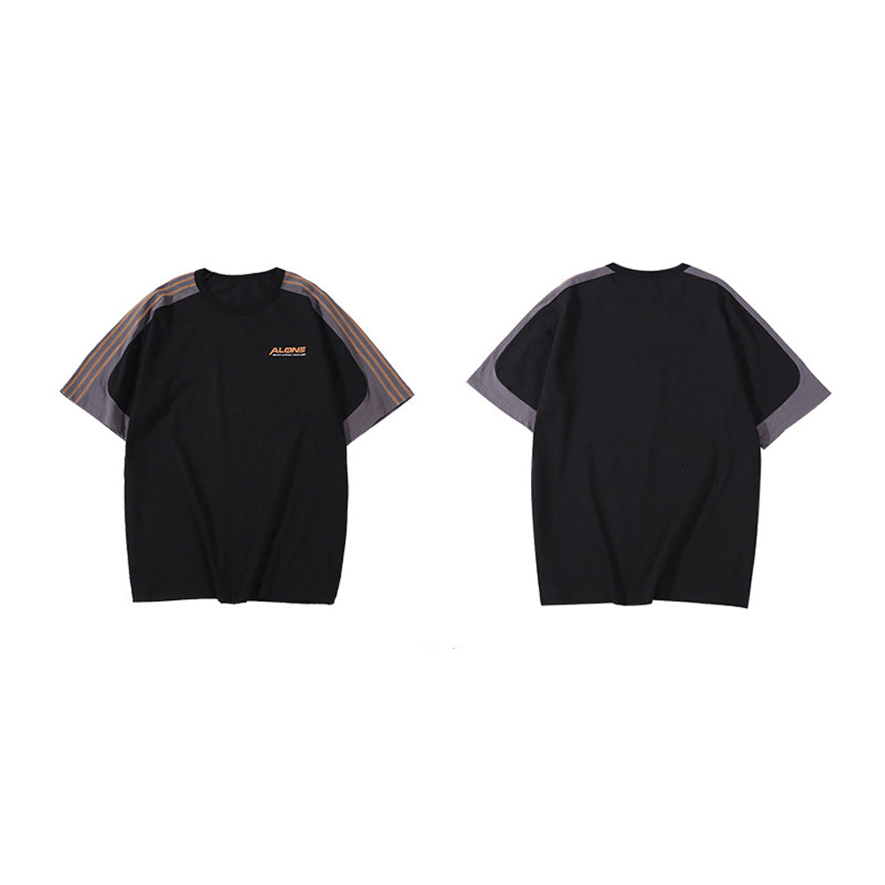 Men's Striped Drop Shoulder Tee