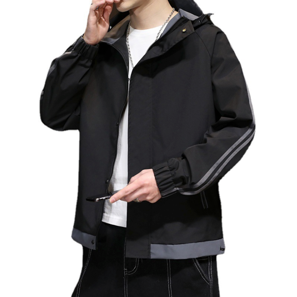 Windproof Hooded Jacket for Men