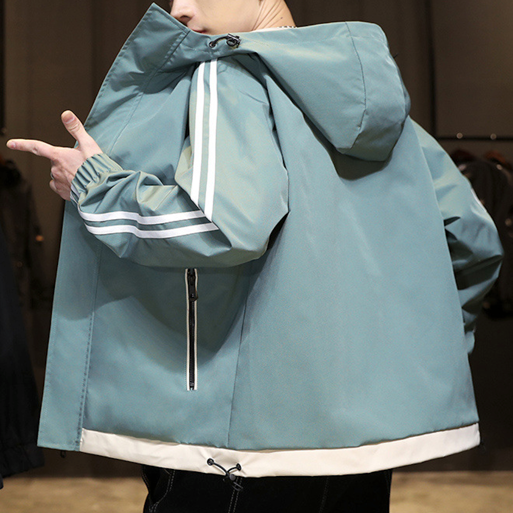 Windproof Hooded Jacket for Men