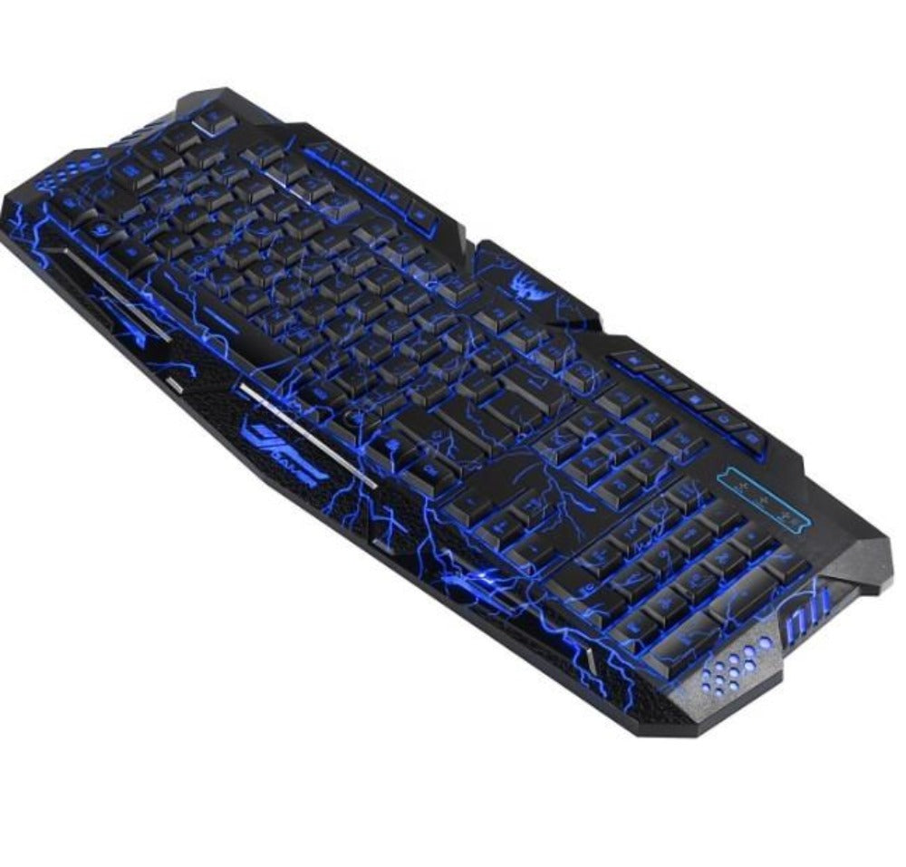 2.4G Gaming Keyboard and Mouse Set - Enhanced Thunderstorm Experience