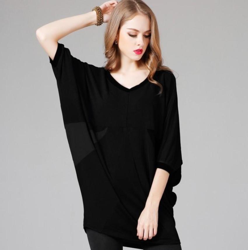 Wide Neck Batwing Top for Women