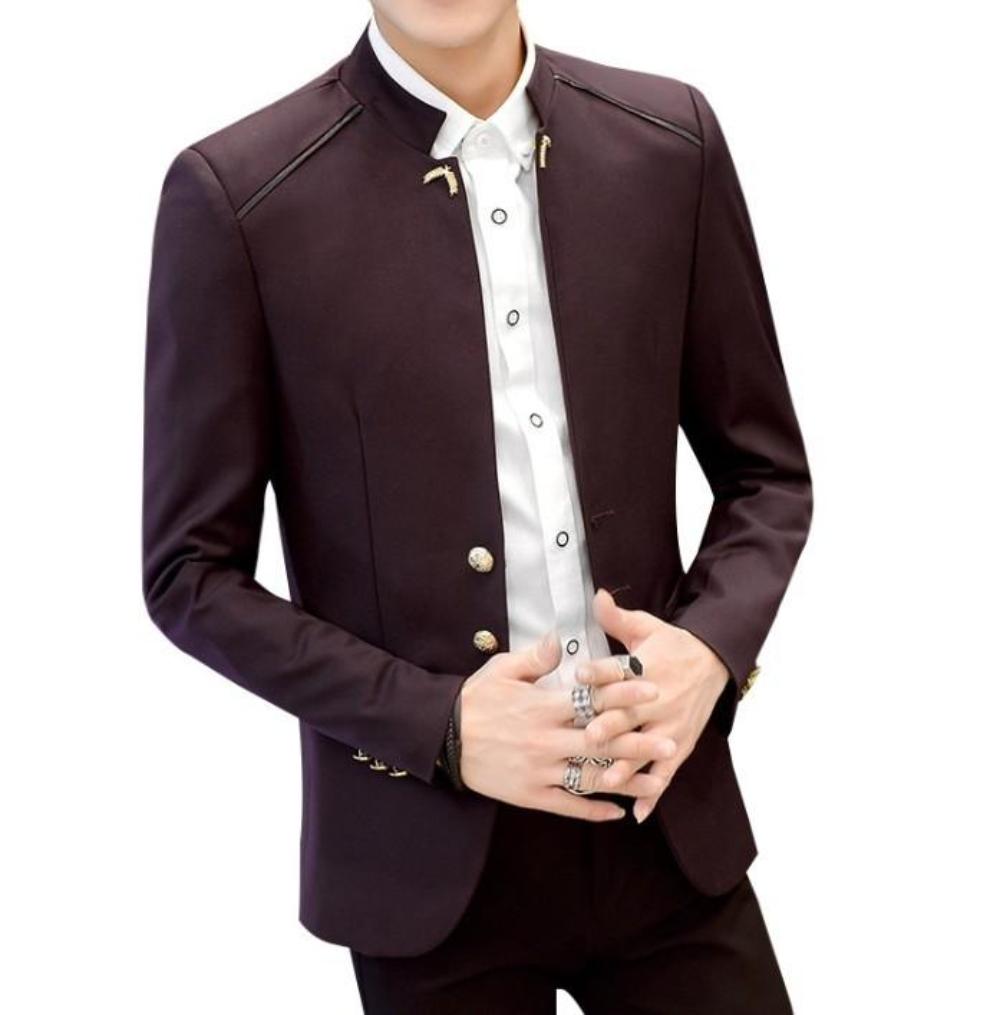 Slim Fit Blazer for Men's Fashion