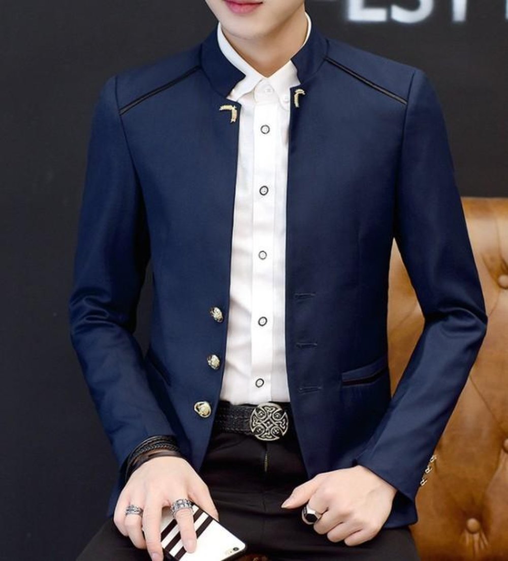 Slim Fit Blazer for Men's Fashion