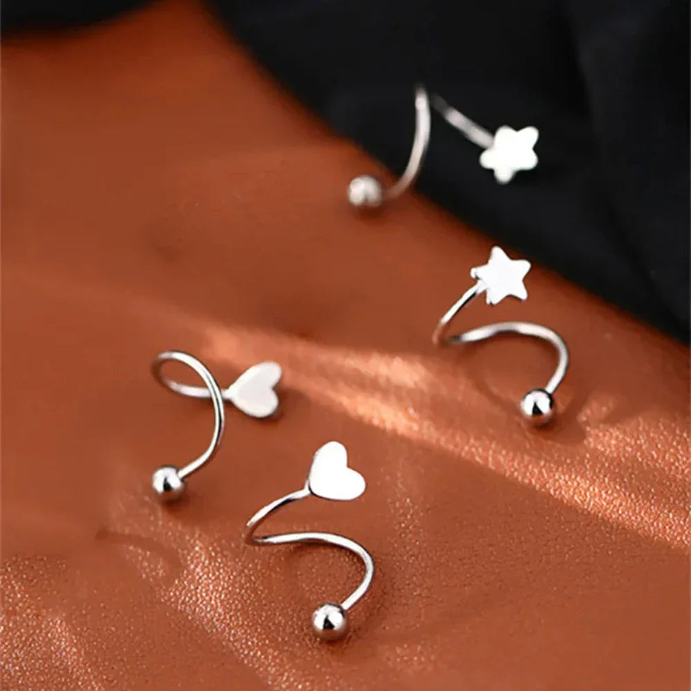 Sleek Star Studs