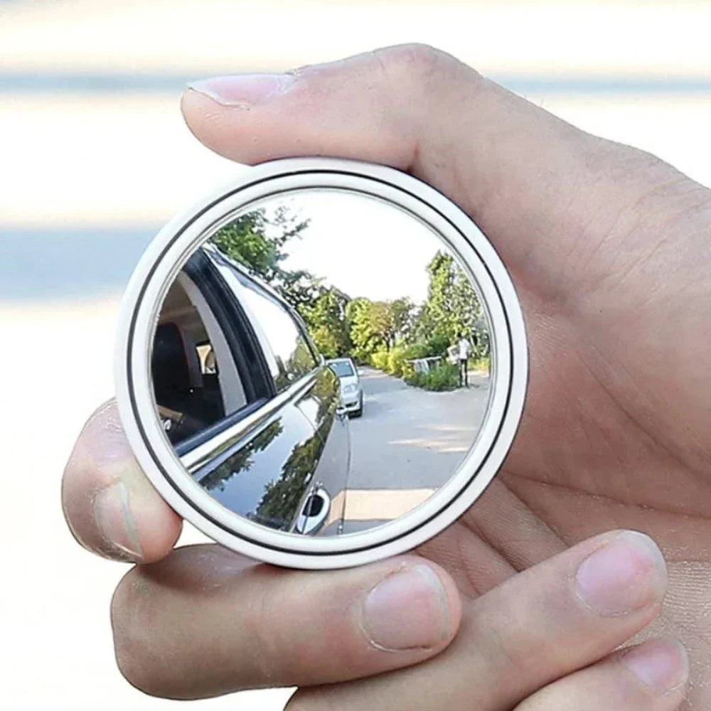 2 Piece Set of Mirrors to Eliminate Blind Spots with Adjustable Features